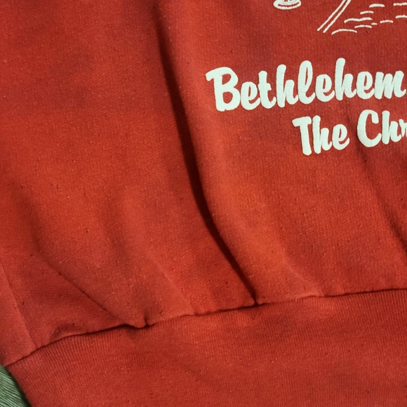 Vintage Christmas City Bethlehem PA Sweatshirt Size Medium - Picture 5 of 13